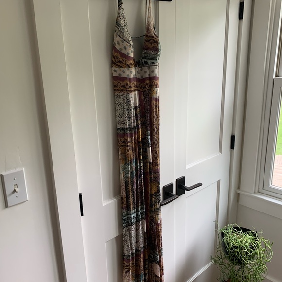 Free People Margarita Patchwork Wide-leg Jumpsuit - Picture 3 of 8